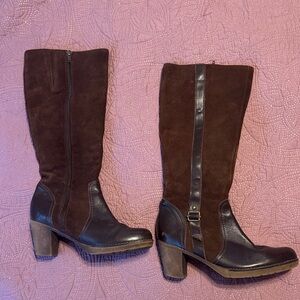 Vertigo Paris Dark Brown Heeled Boots